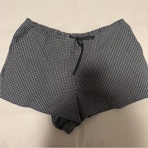 Zara Gingham shorts